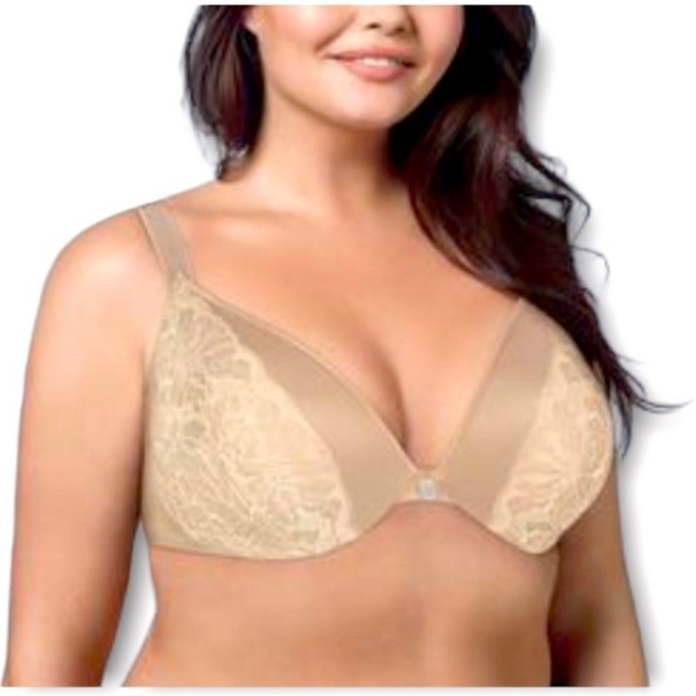 Embellished plunge underwire Wonderbra size 44DDD